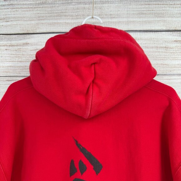 Champion x Naruto Kakashi Reverse Wave Hoodie Adult Size XL Red Y2K - Picture 5 of 12